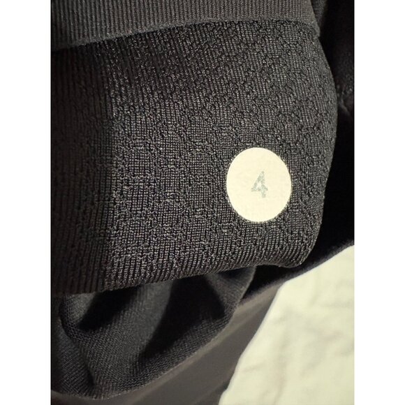 Like New Lululemon Hot To Street Crop Leggings Black Luxtreme Yoga Pants Mesh 4 - Picture 8 of 11